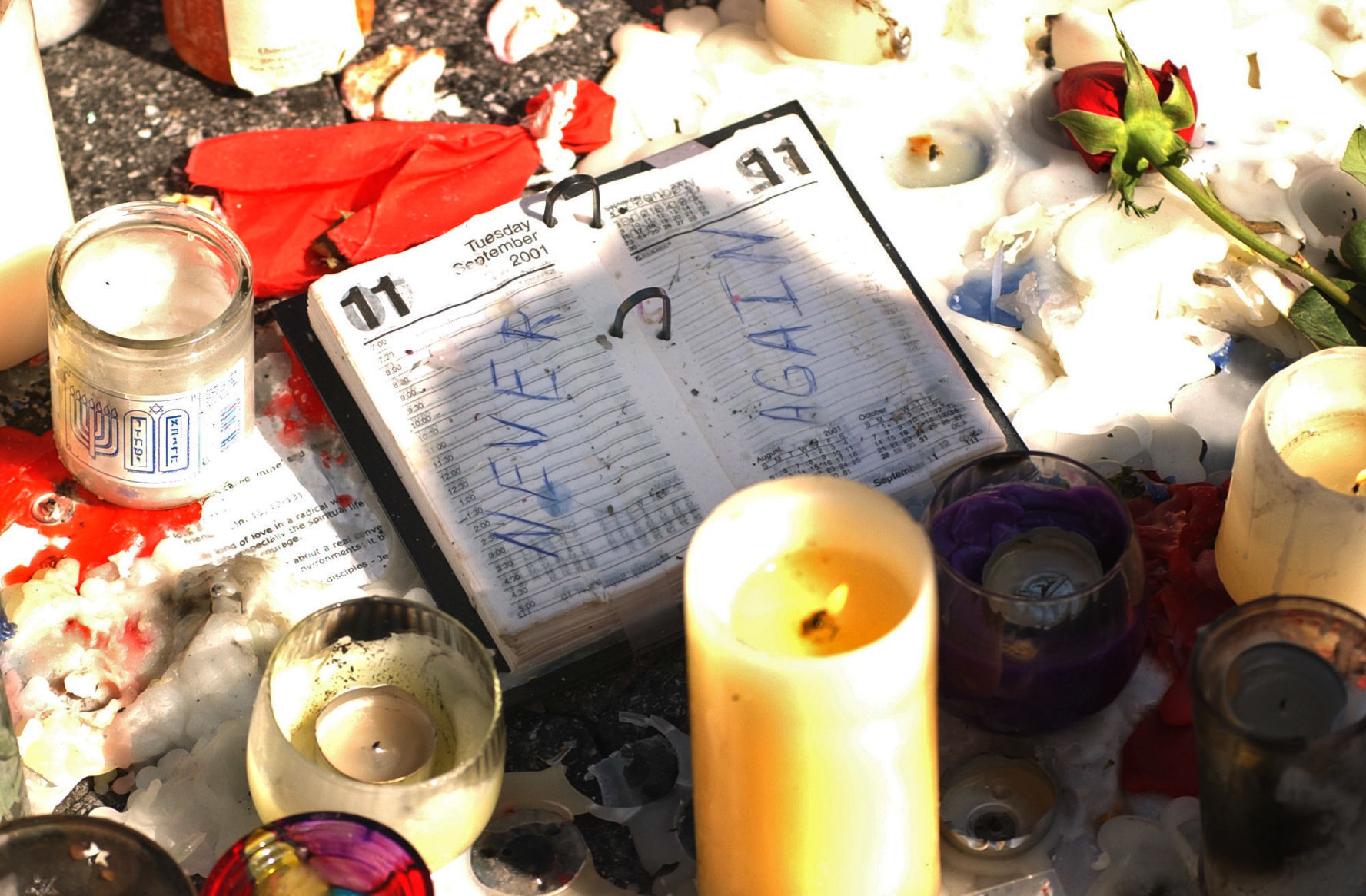 Memorial in Union Square for 9/11 victims